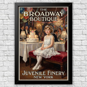 Poster Publicités de mode pour enfants des années 1920