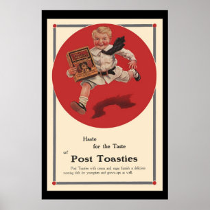 Poster Publier Toasties Annonce Vintage