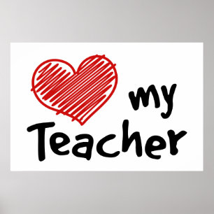Poster Publier un amour Mon professeur