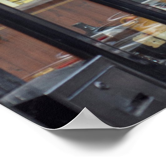 Poster pubs irlandais et devantures de restaurants (Coin)