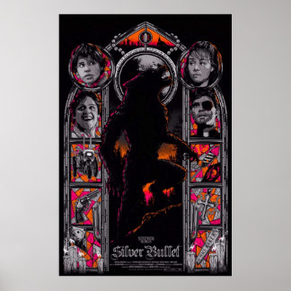 Poster Puce en argent