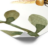Poster Puces d'amour bohème insectes libellule shower de (Coin)
