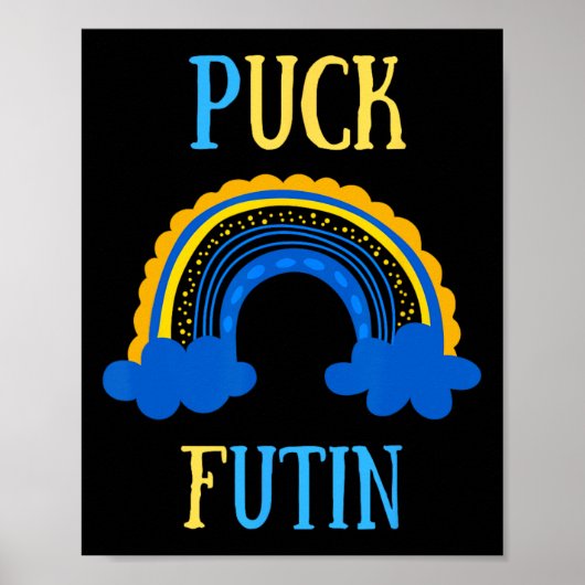 Poster Puck Futin Mème Création Drôle Ukraine Russie (Devant)