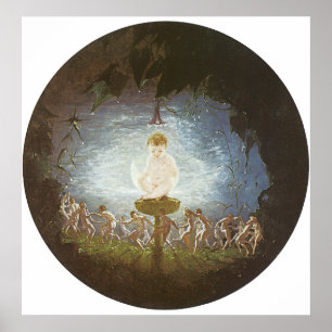 Poster Puck Print par Richard Dadd