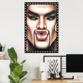 Poster Pucker Up/Gros Plan (Bureau à domicile)