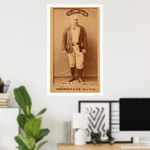 Poster Pud Galvin Baseball Card 1887 (Bureau à domicile)
