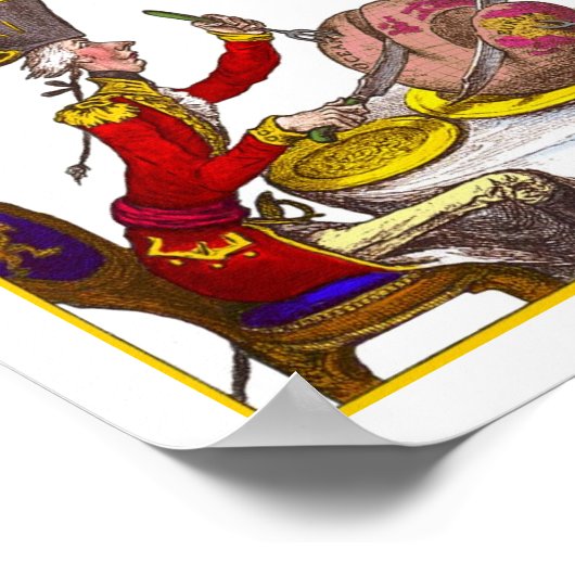 Poster pudding de pomme en danger (Coin)