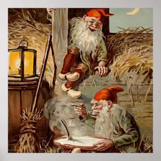 Poster "Pudding In the Barn" par Jenny Nystrom (Devant)