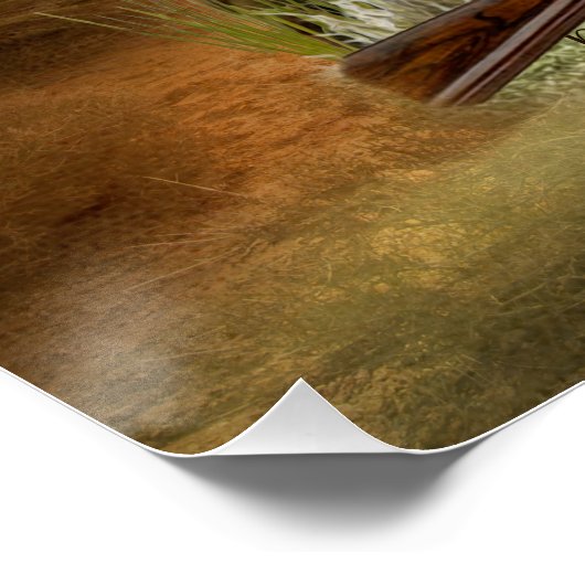 Poster Pudelpointers, Chasse faisan (Coin)