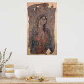 Poster Pueblo Indian hide Peinture d'une Vierge, 1675 (Cuisine)