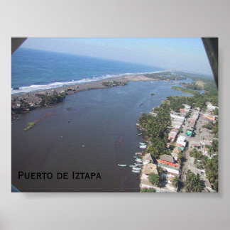 Poster Puerto de Iztapa