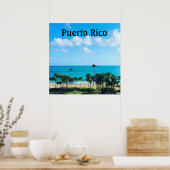 Poster Puerto Rico (Keuken)