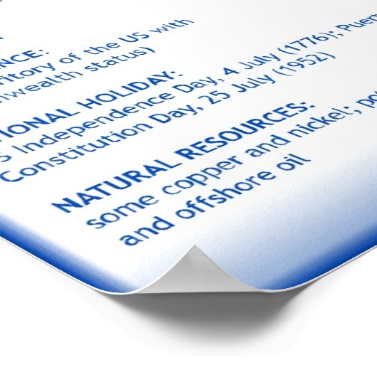 Poster Puerto Rico (Coin)