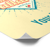 Poster Puerto Vallarta Jalisco Mexique danse cactus (Coin)