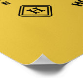 Poster PUFFEBOUFF™ Dédication Patience Loyauté Blason (Coin)