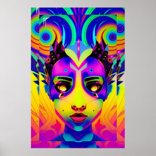 Poster Puffed Up with the Techno-Arts - Ken Gage Art