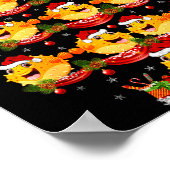 Poster Puffer Fish Xmas Lighting Santa Puffer Fish Christ (Coin)