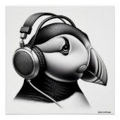 Poster Puffin (Devant)