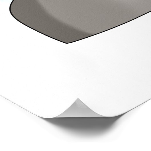 Poster Puffin à main fine (Coin)