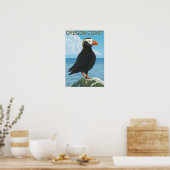 Poster Puffin touffé de la côte de l'Oregon (Cuisine)