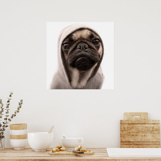 Poster Pug (Cuisine)