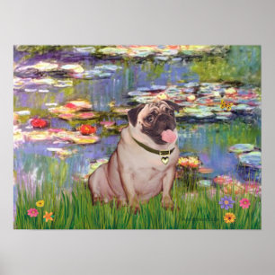 Poster Pug 2 (faon) - Lys 2