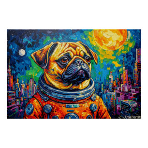 POSTER PUG ASTRONAUTE-REVIENT À LA MAISON 15