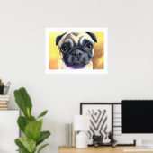 Poster Pugalissant (Bureau à domicile)