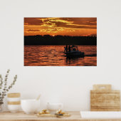 Poster Puget Sound Sunset (Cuisine)
