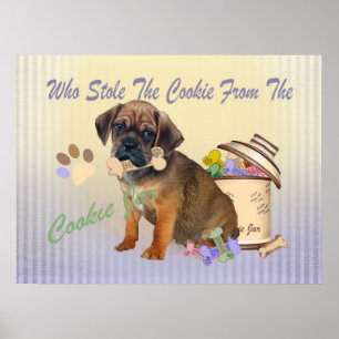 Poster Puggle Stole Cookie De L'Affiche Cookie Jar