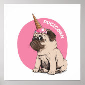 Poster Pugicorn (Devant)