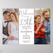 Poster Puis Et Maintenant 2 Photo 15e Anniversaire Affich (Devant)