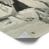 Poster Puis Et Maintenant 2 Photo 60e Anniversaire Affich (Coin)