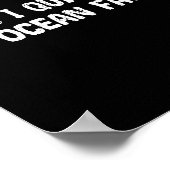Poster Puis-je vous interroger sur les faits sur l'océan (Coin)