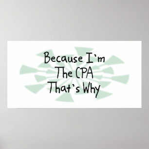 Poster Puisque je suis CPA