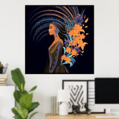 POSTER PUISSANCE DE BEAUTÉ #5 (Bureau à domicile)