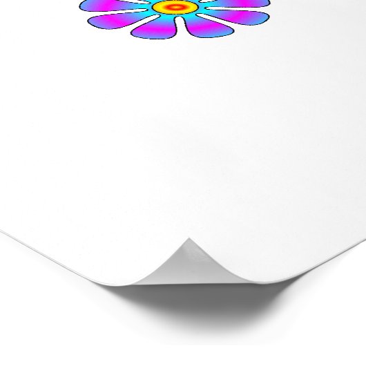 POSTER PUISSANCE DE FLEURS (Coin)