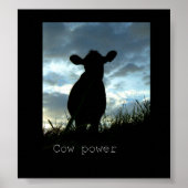 Poster puissance de la vache (Devant)