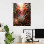 Poster puissance de l'amour 2011 numérique (Bureau à domicile)