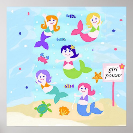 Poster puissance des filles (Devant)