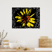 Poster Puissance des fleurs jaunes (Cuisine)