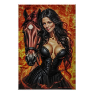 Poster Puissance du Cheval de Feu