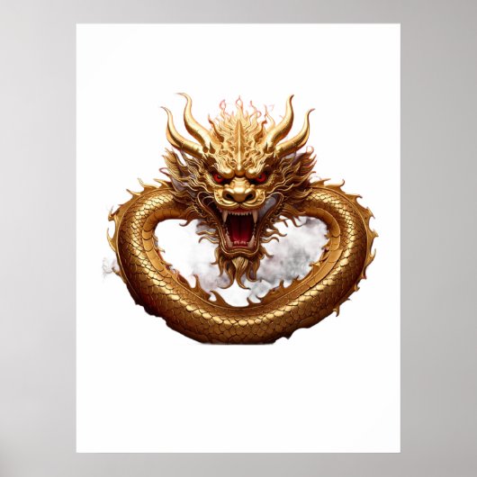 Poster Puissance du Dragon Chinois (Devant)