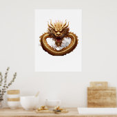 Poster Puissance du Dragon Chinois (Cuisine)
