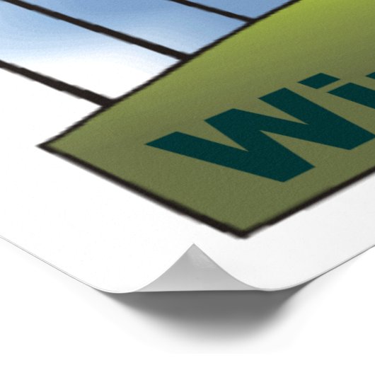 Poster Puissance éolienne (Coin)