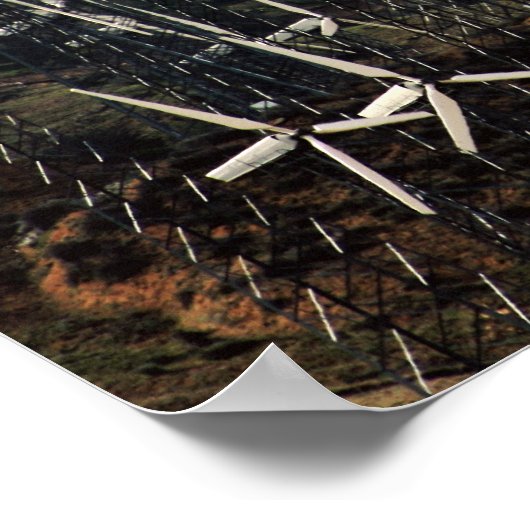 Poster Puissance éolienne (Coin)