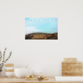 Poster Puissance éolienne (Cuisine)