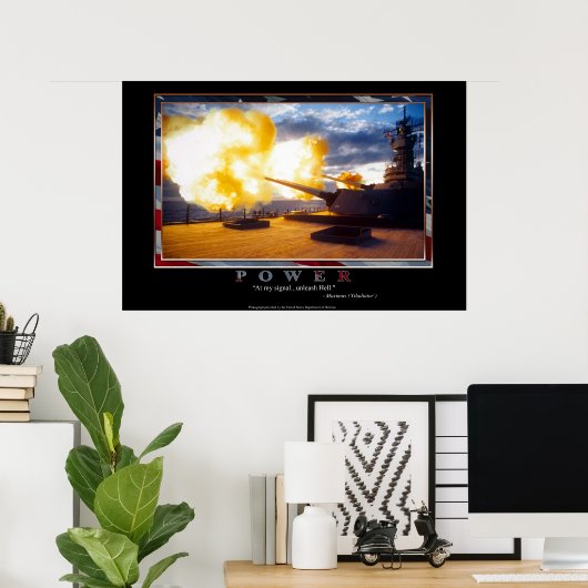 Poster Puissance II (Bureau à domicile)