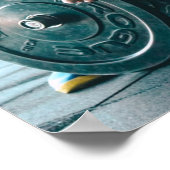 Poster Puissance Poids Levant Gymnase Santé (Coin)