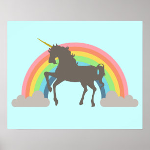 Poster Puissance Unicorne